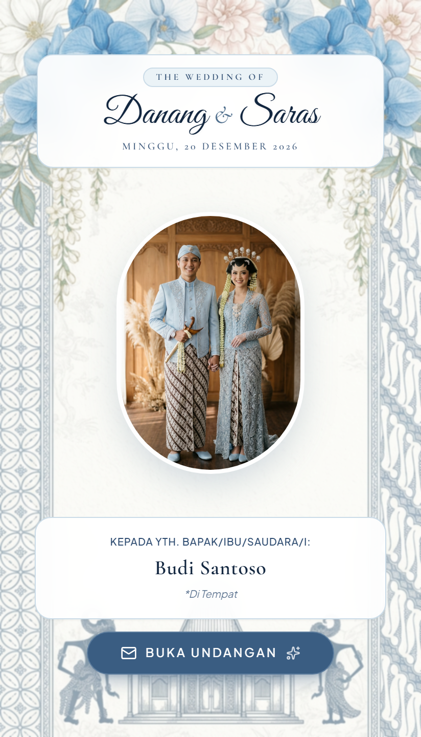 Sekar Langit (Adat Jawa Modern Biru)